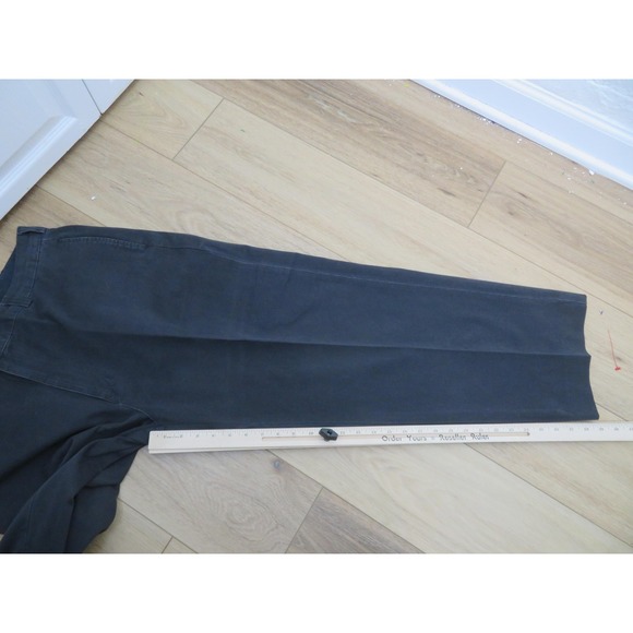 Vintage Polo Ralph Lauren Pants Mens 38x30 Black Bateman Buckle Back Grandpa - Picture 10 of 11